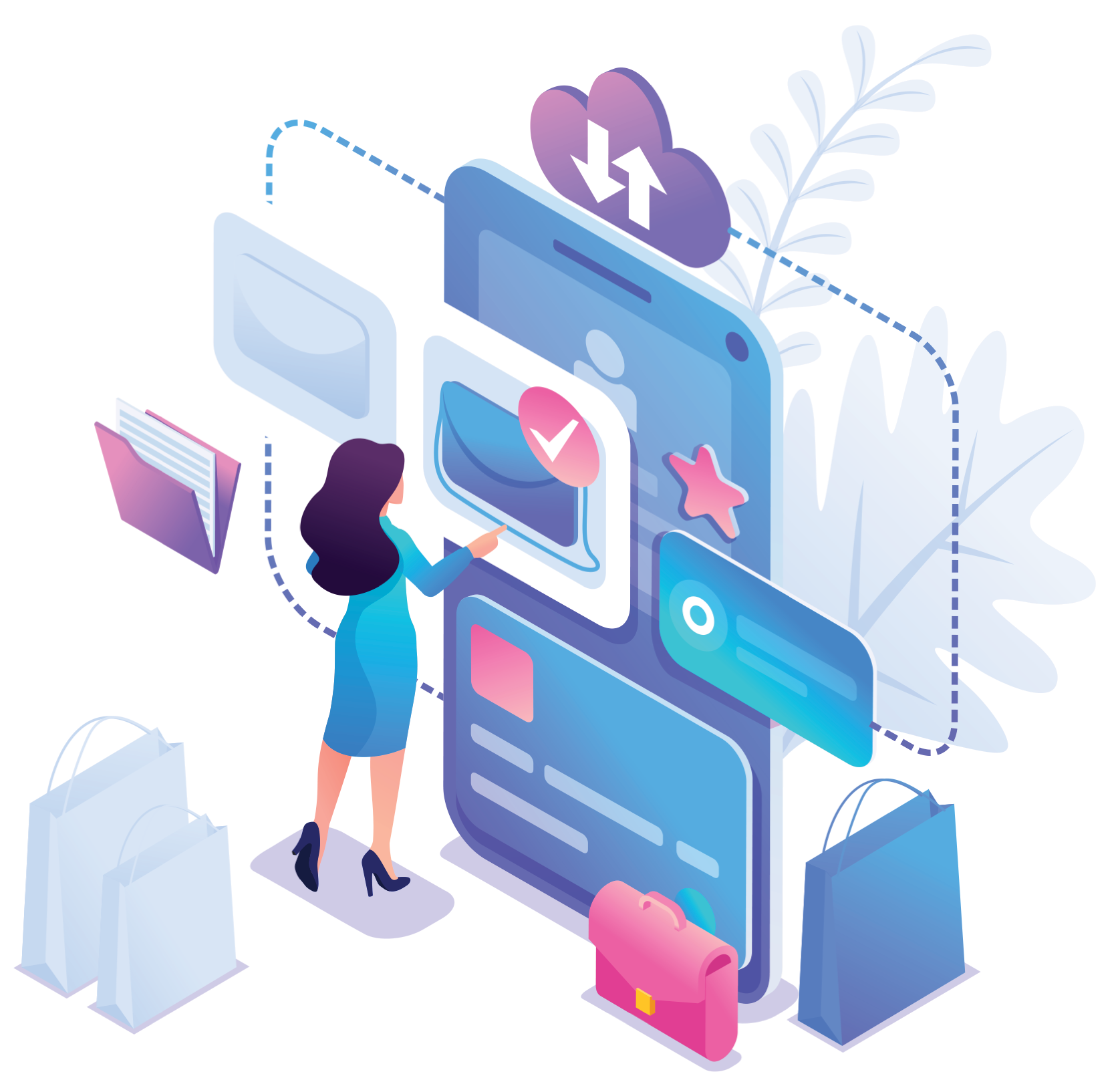 Visual document mapping